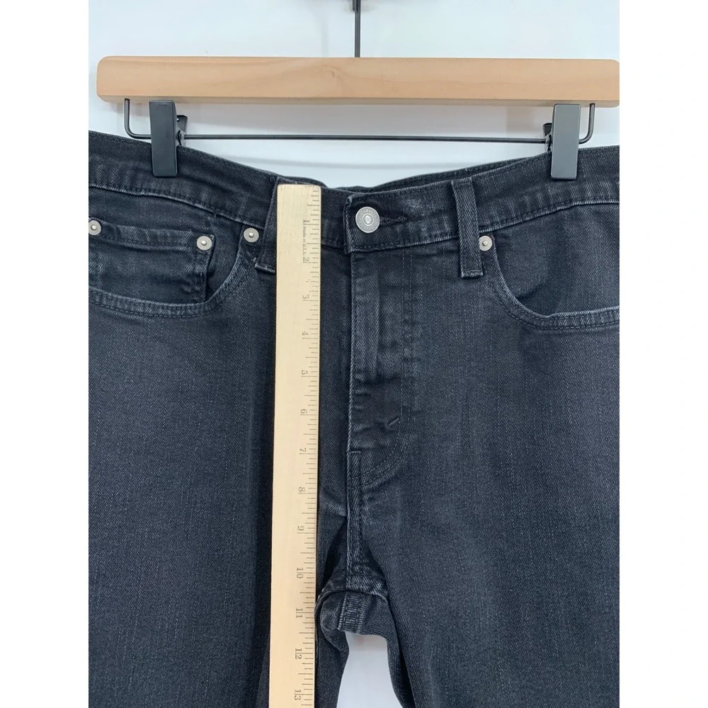 Levis 514 Jeans Mens 32x30 Black Straight Fit Stretch Cotton Denim Pants